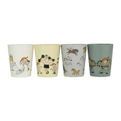 Pippi Cirkus collector's cups 15 cl 4-pack, Multi