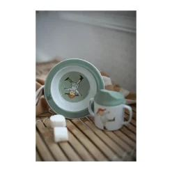 Pippi Cirkus suction cup plate Ø15.5 cm, Green