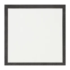 Play paper napkins 33x33 cm 20-pack, Ecru-Black