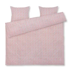 Pleasantly bedding set 220x220 cm, Light blue-rose