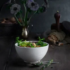 Plissé bowl 3.3 l, White