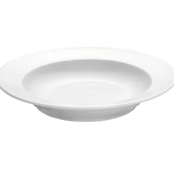 Plissé deep plate Ø 22cm, White