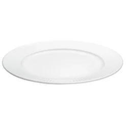 Plissé plate Ø 26 cm, White