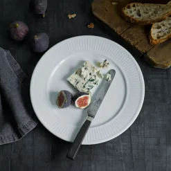Plissé plate Ø 26 cm, White