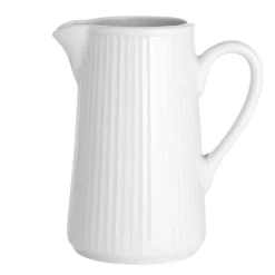 Plissé pot 35 cl, White