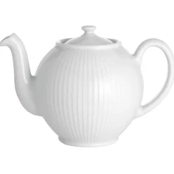 Plissé teapot 1.5 l, White