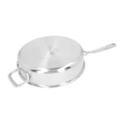 5-Plus deep frying pan with lid stainless steel, Ø24 cm