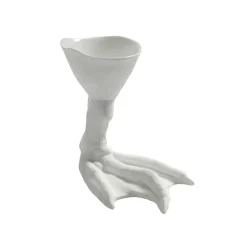 Poaking Duck Foot egg cup, white