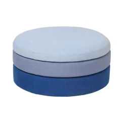 Pond pouffe 30 cm, Blue shades