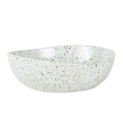 Poppi soup and pasta bowl, white-black