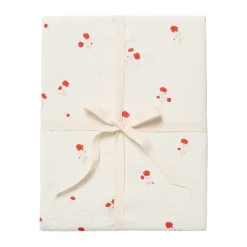 Poppy Seersucker fitted sheet, 160x200x30 cm