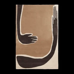 Pose rug, Coffee-off white, 200x300 cm