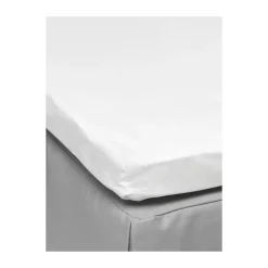 Pousada Percale fitted sheets EKO, White, 90x200 cm