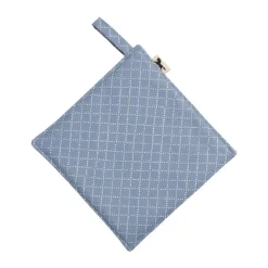 Prickruta pot holder 23x23 cm, Blue