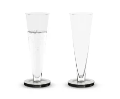 Puck champagne glass 12.5 cl, Clear