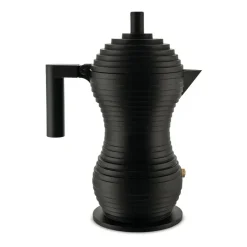 Pulcina espresso maker black, 30 cl, 6 cups