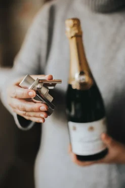 Pump it champagne stopper, Silver