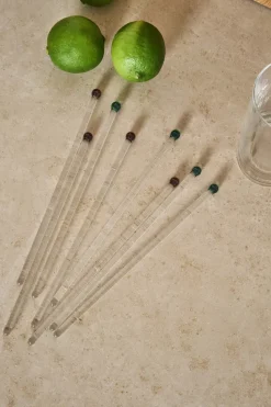 Pure cocktail stirrers 4-pack, Green