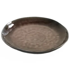 Pure plate 28 cm, brown