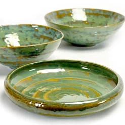 Pure serving bowl 31 cm, sea green
