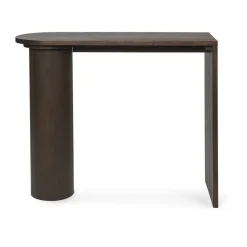 Pylo Console Table side table 85x36x100 cm, Dark Stained Oak