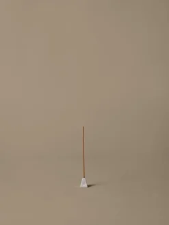 Pyra incense burner, Brushed aluminium