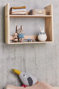 Rabbit night light, Off-white blue