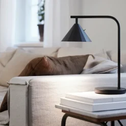 Rain table lamp, Black
