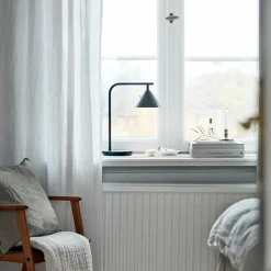 Rain table lamp, Black