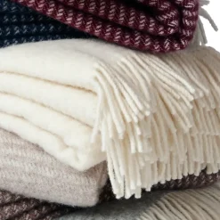 Ralph wool throw, ivory