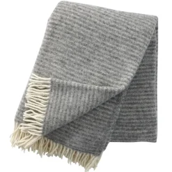 Ralph wool throw, Light grey