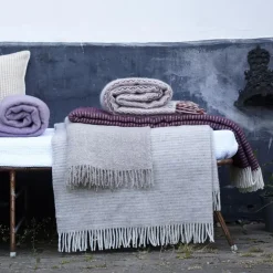 Ralph wool throw, Light grey