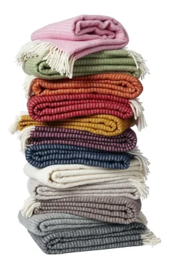 Ralph wool throw, red