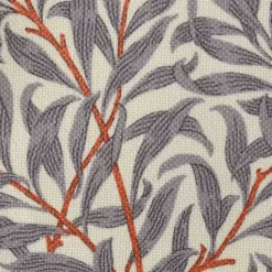 Ramas fabric, grey-orange