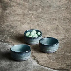 Raw bowl mini Ø7.5 cm 3-pack, northern green