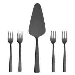 Raw cake set 5 pieces, black