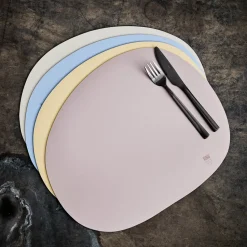 Raw creative placemat silicone 41x33.5 cm, Spring sand