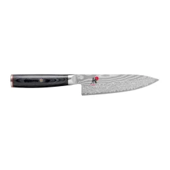 Raw 5000FCD chef knife gyutoh 16 cm, Damascus-black
