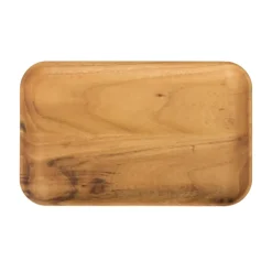 Raw plate rectangular 23.7x14.9 cm, Wood