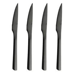 Raw steak knife 4-pack, Black