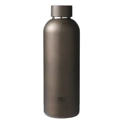 Raw thermos bottle 0.5 l, matte brown