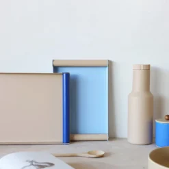 Ray Serving tray large, Beige-blue
