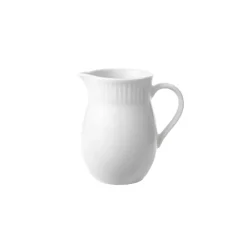 Relief milk pitcher 0.3 liter, white