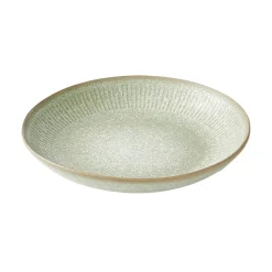 Relief soup plate Ø22 cm, green