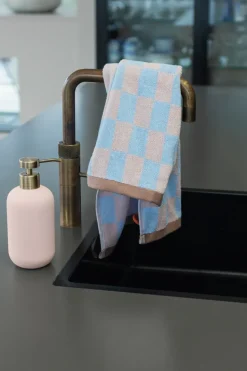 Retro towel, Light blue, 40x55 cm, 2-pack