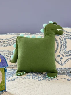 Rice cushion dinosaur 48x52 cm, Green