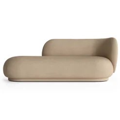 Rico divan chaise higher, Brushed sand