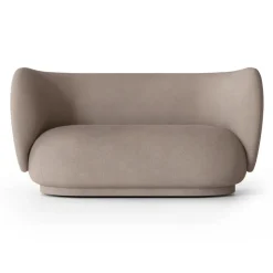 Rico sofa 2-seat, Brushed warm grey