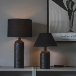 Riley lamp base 28 cm, matte black