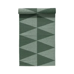 Rime plastic rug green, 70x200cm